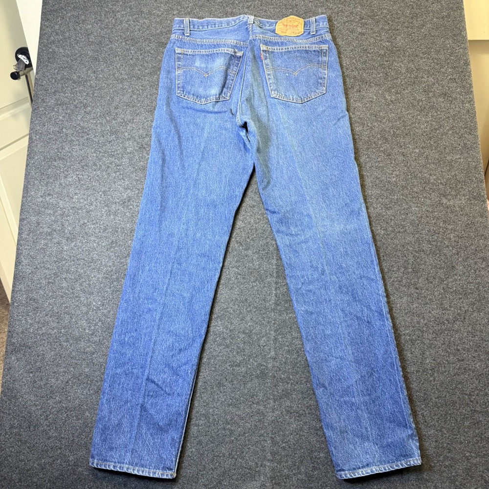 Vintage 90s Levi's 501 XX Jeans Mens 38x40 Blue Made in USA Straight Leg Denim
